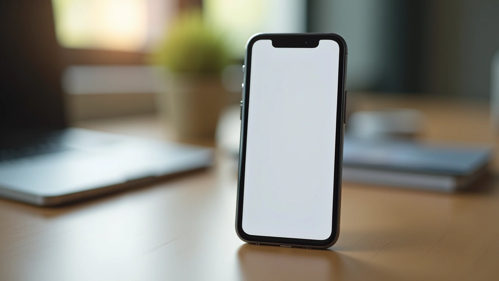 Smartphone displaying responsive design with adaptive layout elements stacking properly