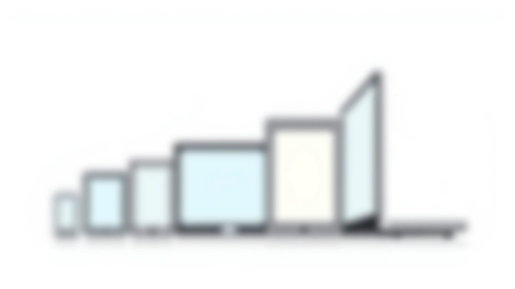 Chart showing distribution of device screen sizes used in Malaysia and Southeast Asia regions