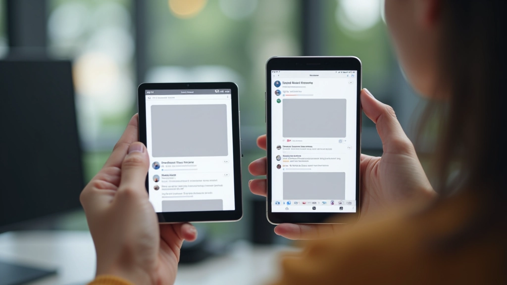 Multiple screens showing card component layout progression from single column mobile to three column tablet to four column desktop layout